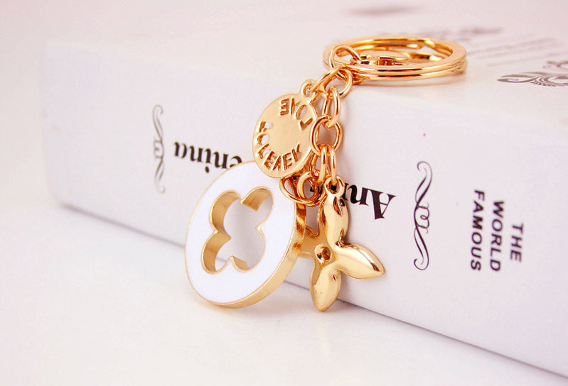 Four Leaf Keychain