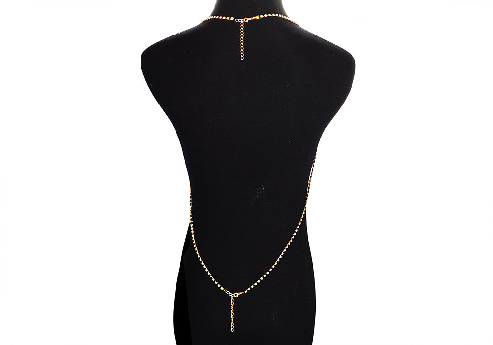 Rhinestone Halter Necklace