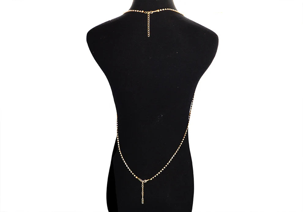 Rhinestone Halter Necklace
