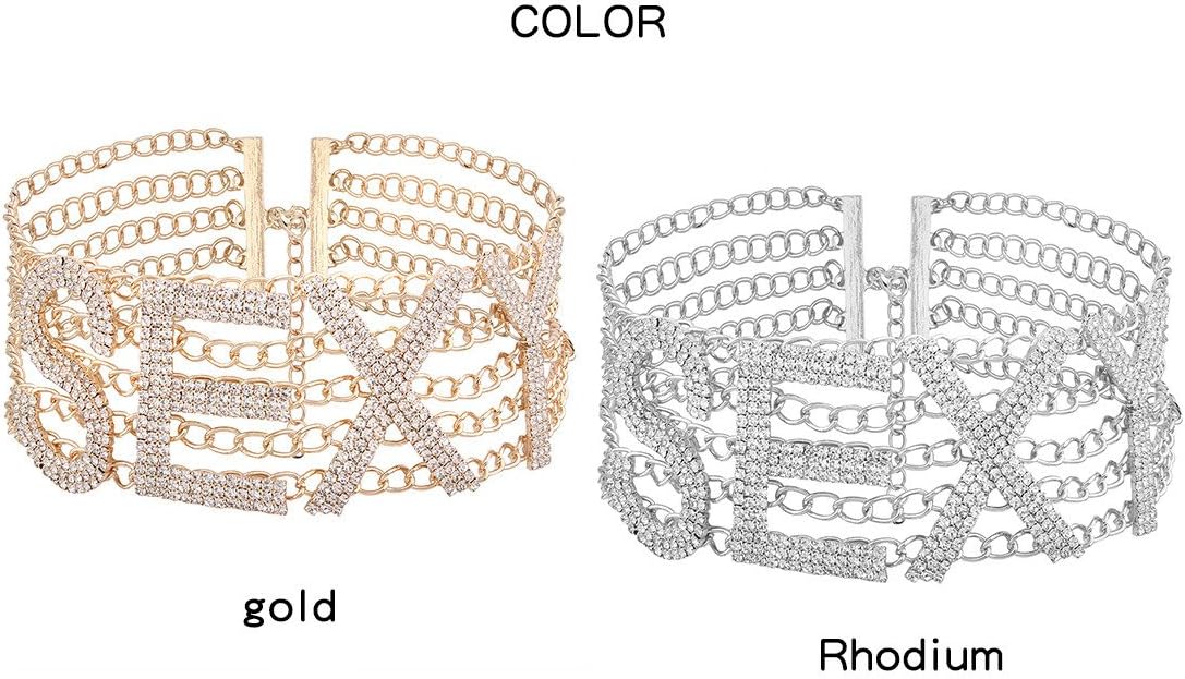 Sexy Rhinestone Choker
