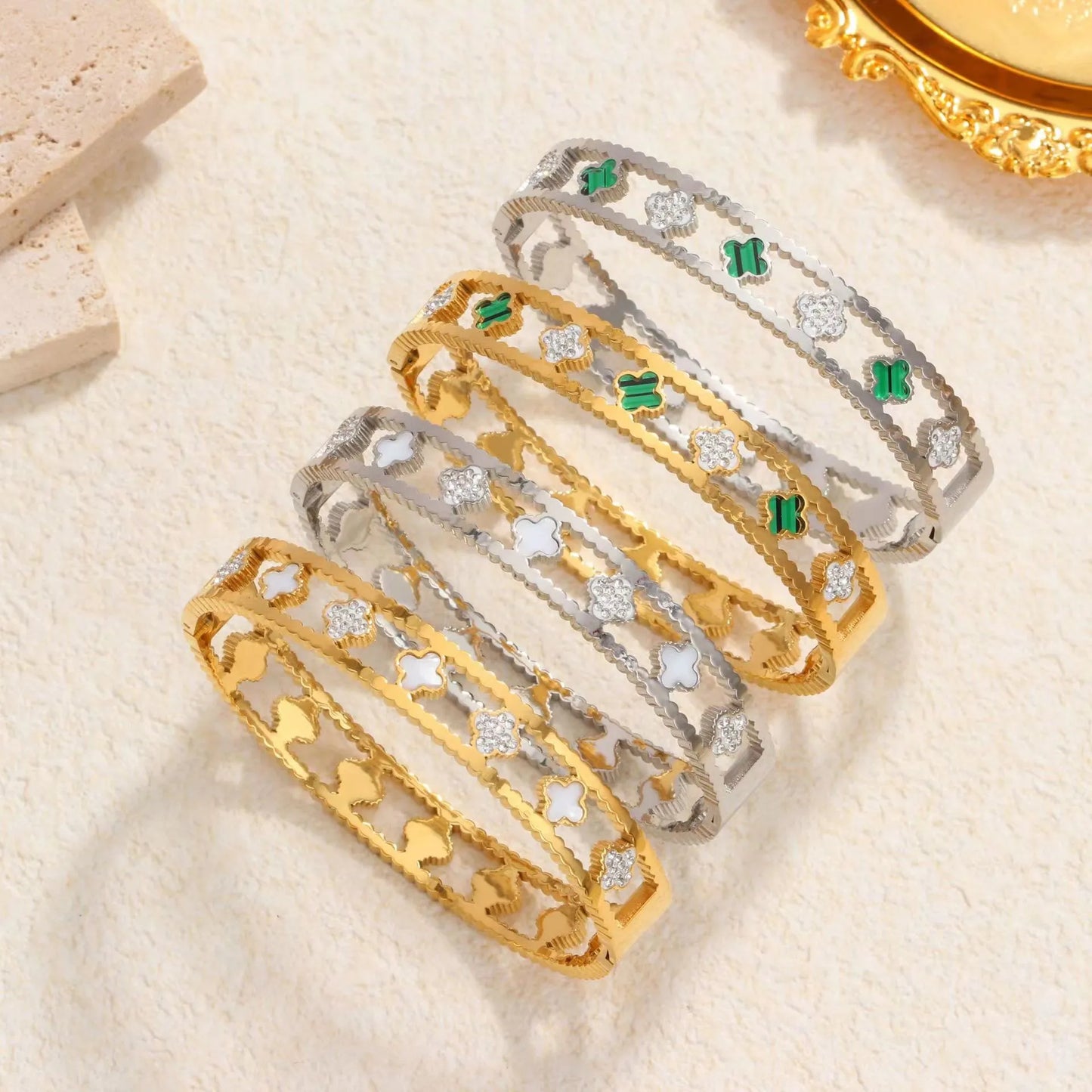 Strong Flower Bangle