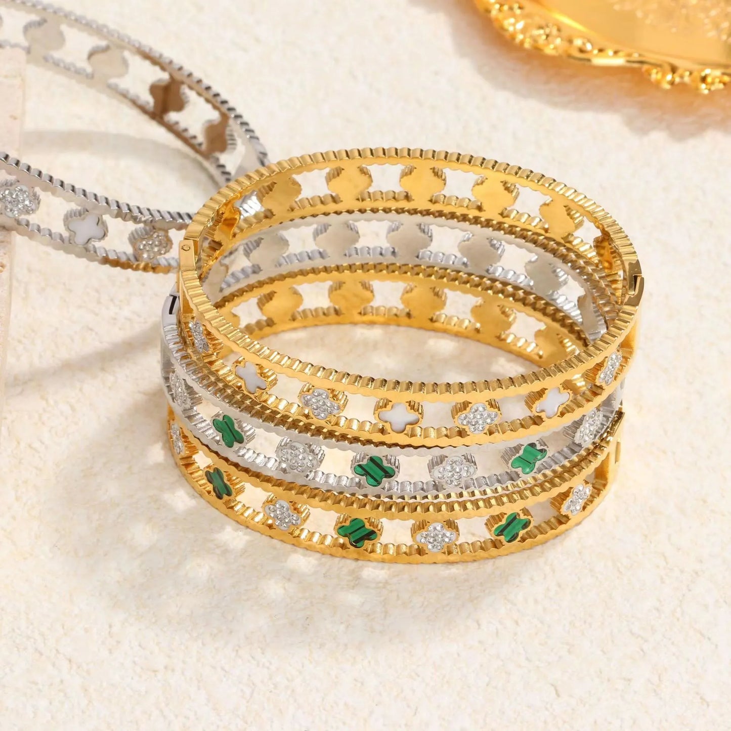Strong Flower Bangle