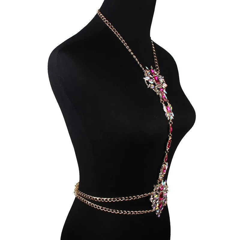Rhinestone Body Chain