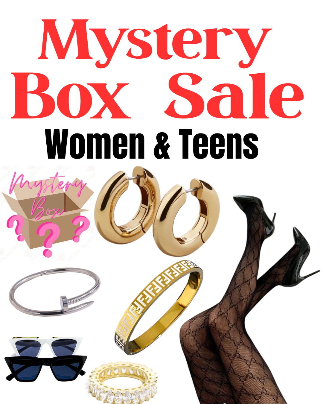 Mystery Box (Mix Jewelry + Accessories+ More / For women )