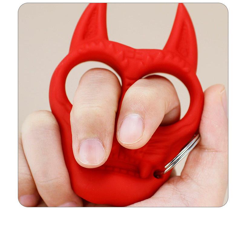 HARD PLASTIC KNUCKLE KEYCHAIN