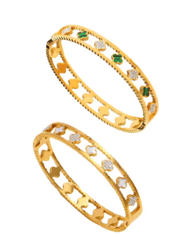 Strong Flower Bangle