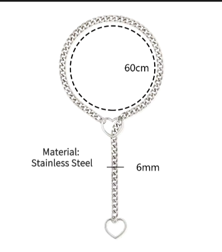 Black Heart Necklace