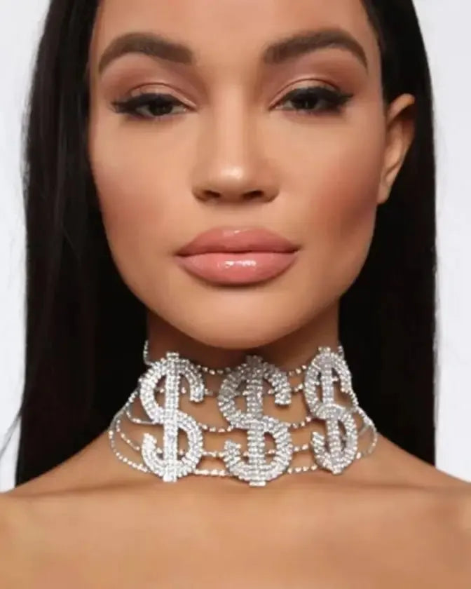 Money Symbol Choker
