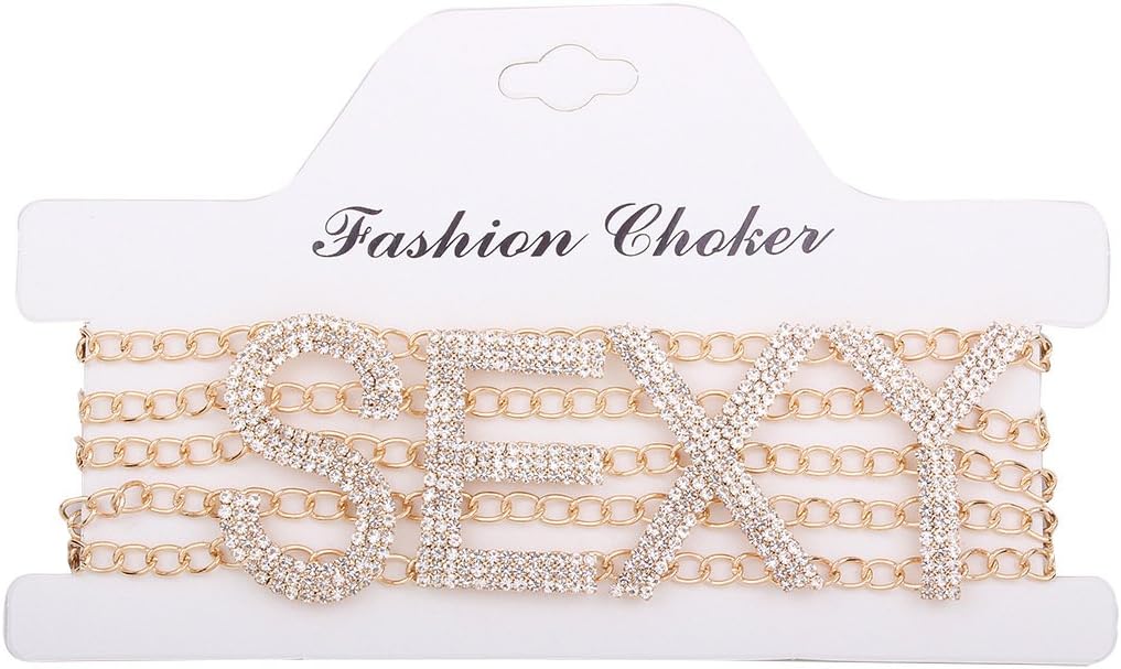 Sexy Rhinestone Choker