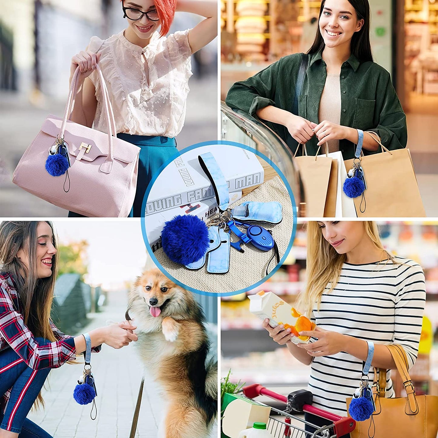 BUTTERFLY SAFETY KEYCHAIN SET