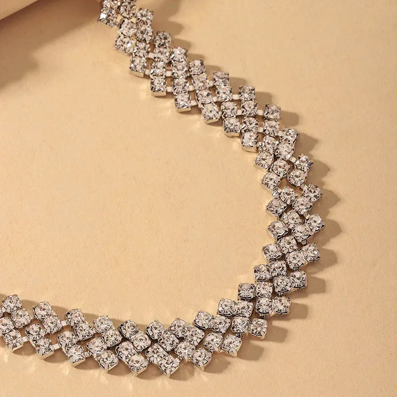 DIAMOND MULTI LAYER NECKLACE