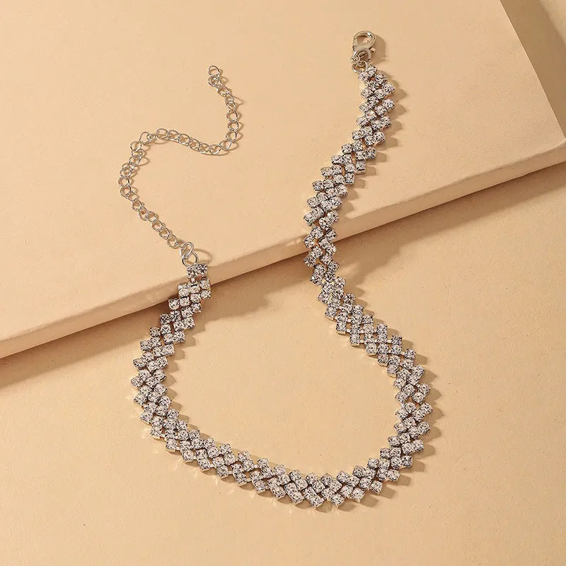 DIAMOND MULTI LAYER NECKLACE