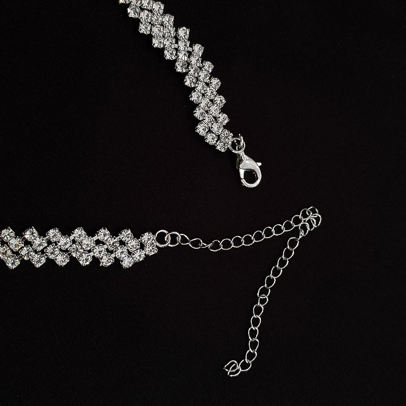 DIAMOND MULTI LAYER NECKLACE