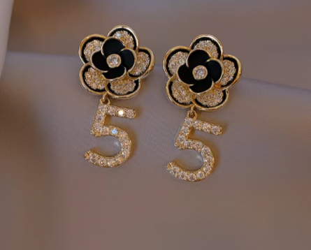 5 Flower Earrings