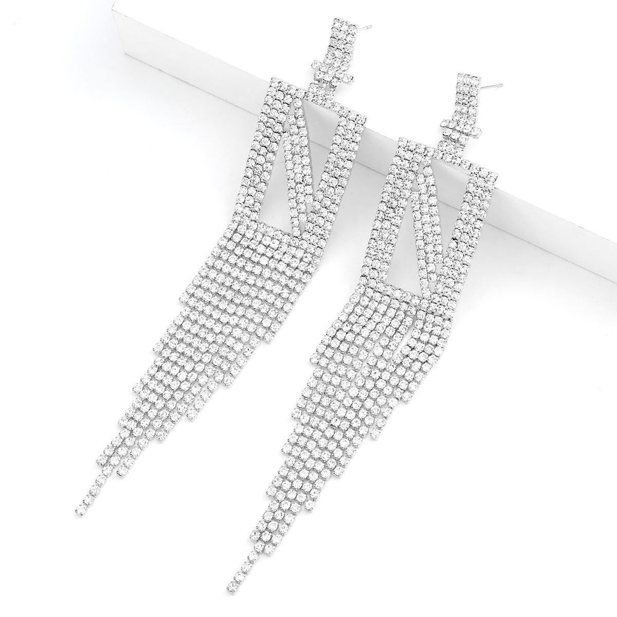 N Chandelier Earrings